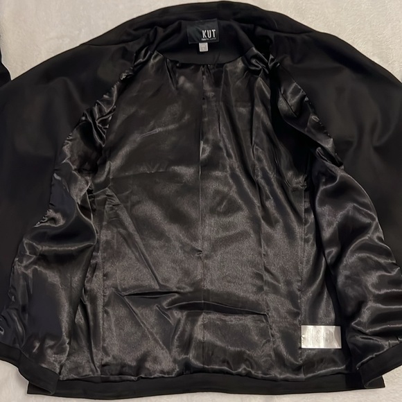 Kut From The Kloth Eveline Moto Jacket Black Size L - Picture 9 of 9